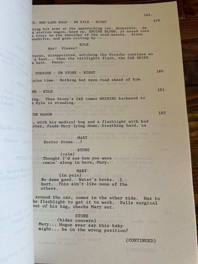 DOC HOLLYWOOD MICHAEL J. FOX MOVIE ORIGINAL SCREENPLAY SCRIPT