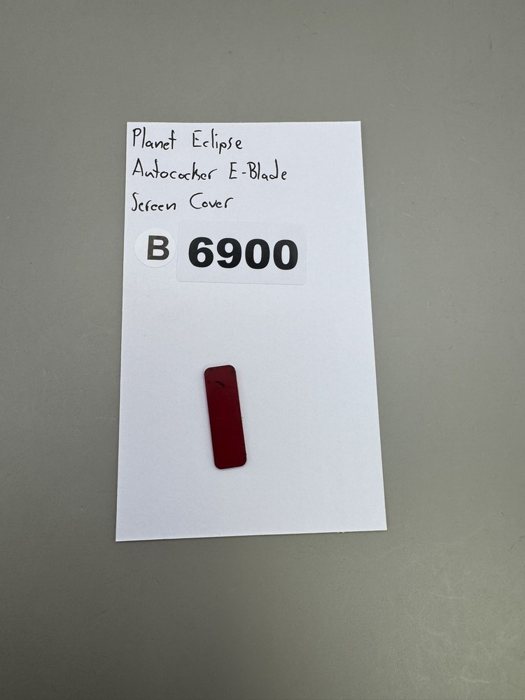 Planet Eclipse Autococker E-Blade Screen Cover Red