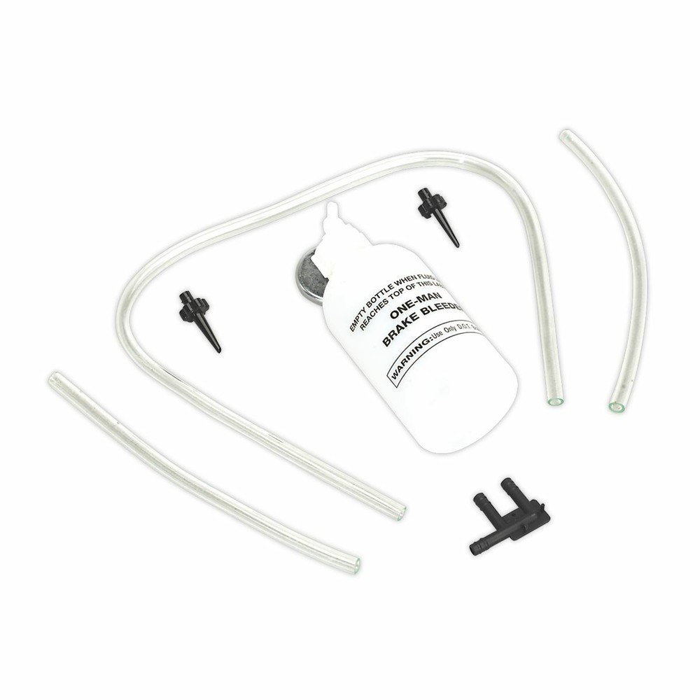 Sealey VS0201 Brake Bleeder Set with Container