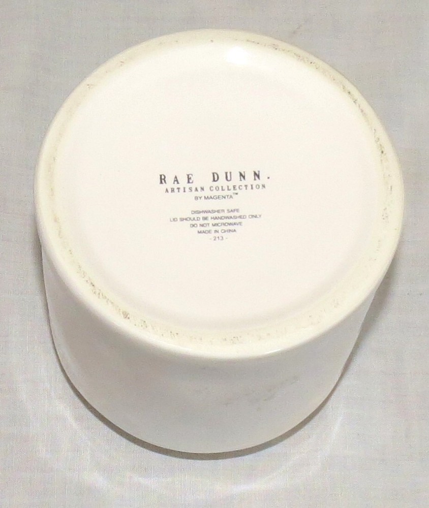 Rae Dunn 7.1/2 inch MAGIC Gnome Storage Jar - excellent