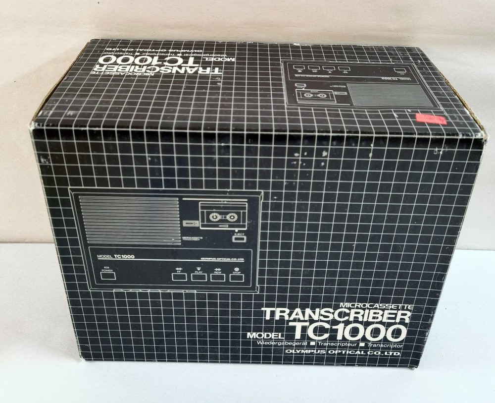 Olympus Pearlcorder TC1000 Microcassette Transcriber