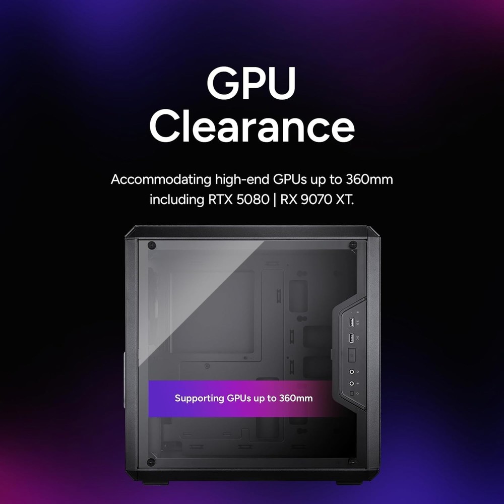 Sleek MasterBox Q300L Micro-ATX Case - Built for Performance & Versatile Setup