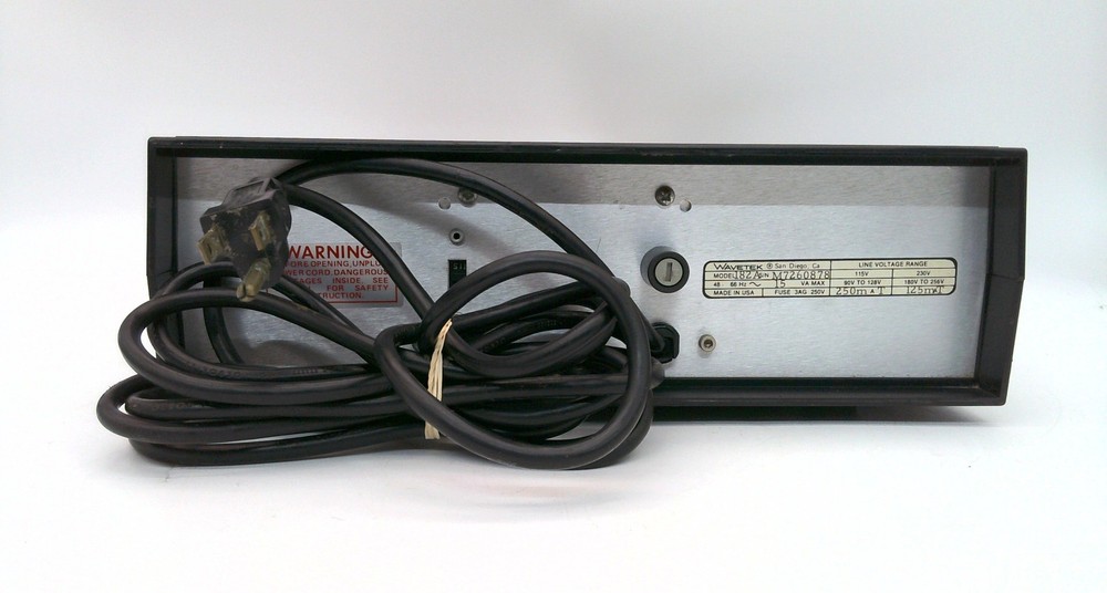Wavetek Model 182A 4 MHz Function Generator Sine Square Triangle Wave USA MADE