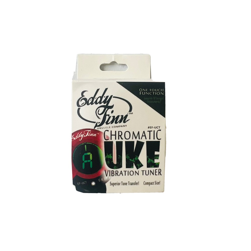 Eddy Finn Chromatic Uke Vibration Tuner - One Touch Function - Compact Size