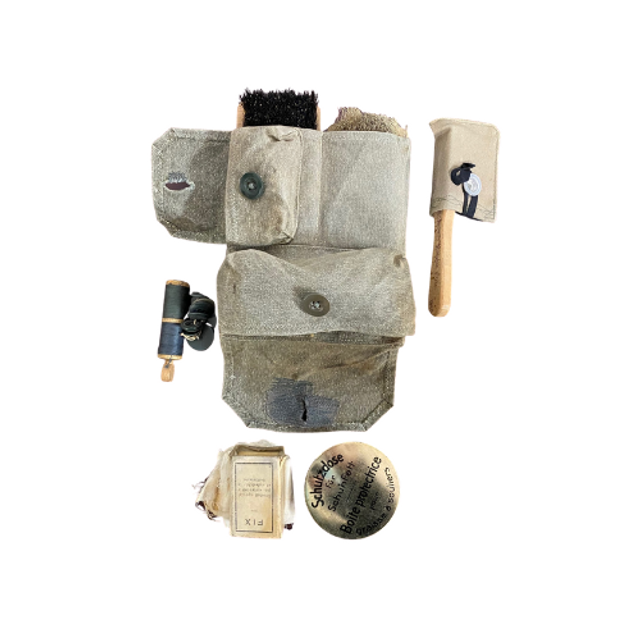 WWII Era Swiss Army Cowhide Backpack