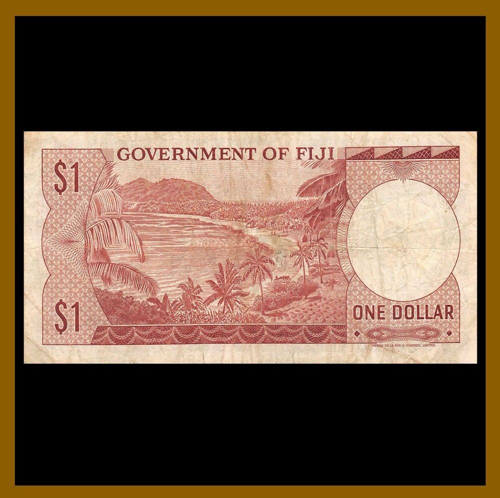 Fiji 1 Dollar, 1974 P-65b Cir