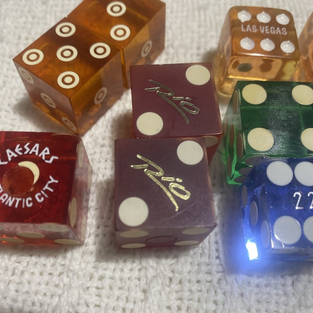 Vintage Casino Dice Lot