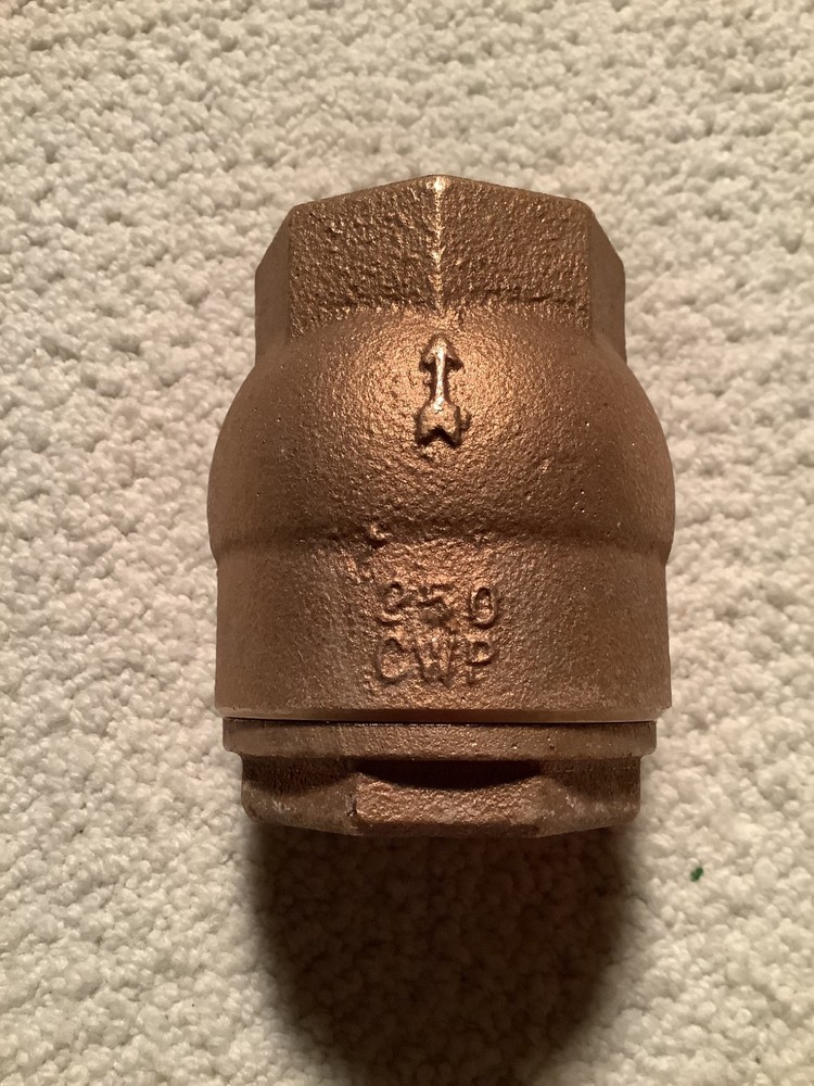NEW NIBCO 1 1/2” SPRING CHECK VALVE