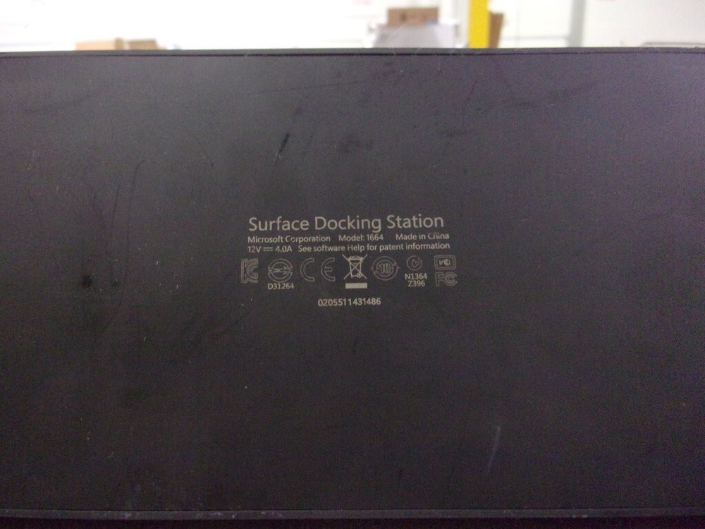 Microsoft Surface 1664 Surface Pro 3 Docking Station SEE NOTES