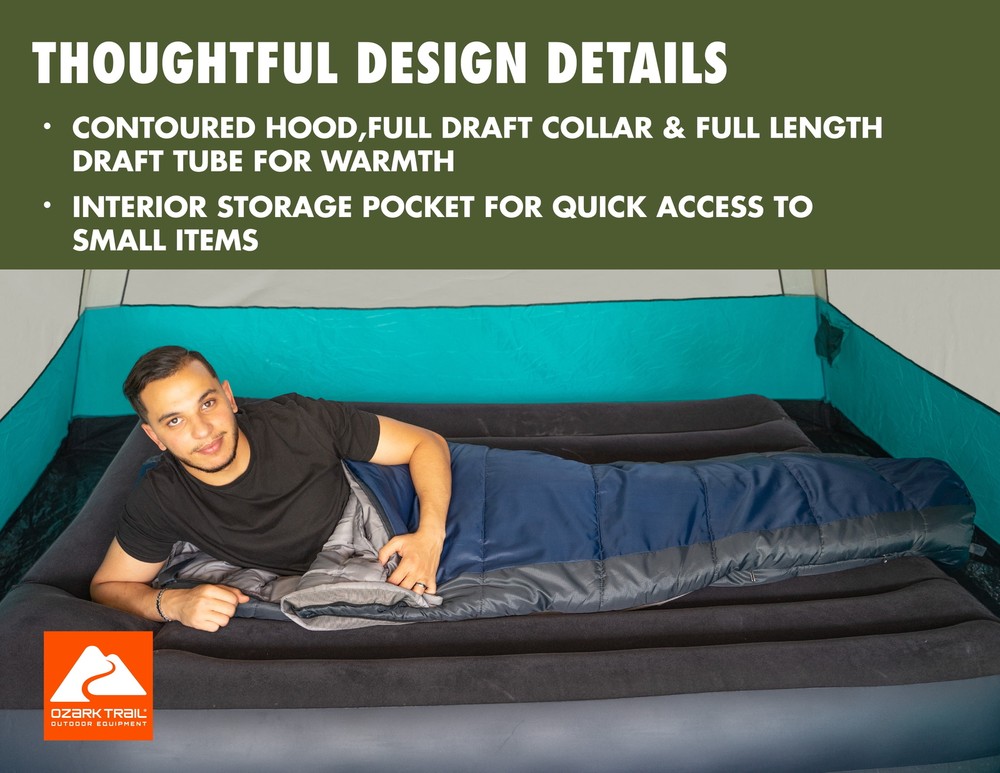 30-Degree Cold Weather Mummy Sleeping Bag