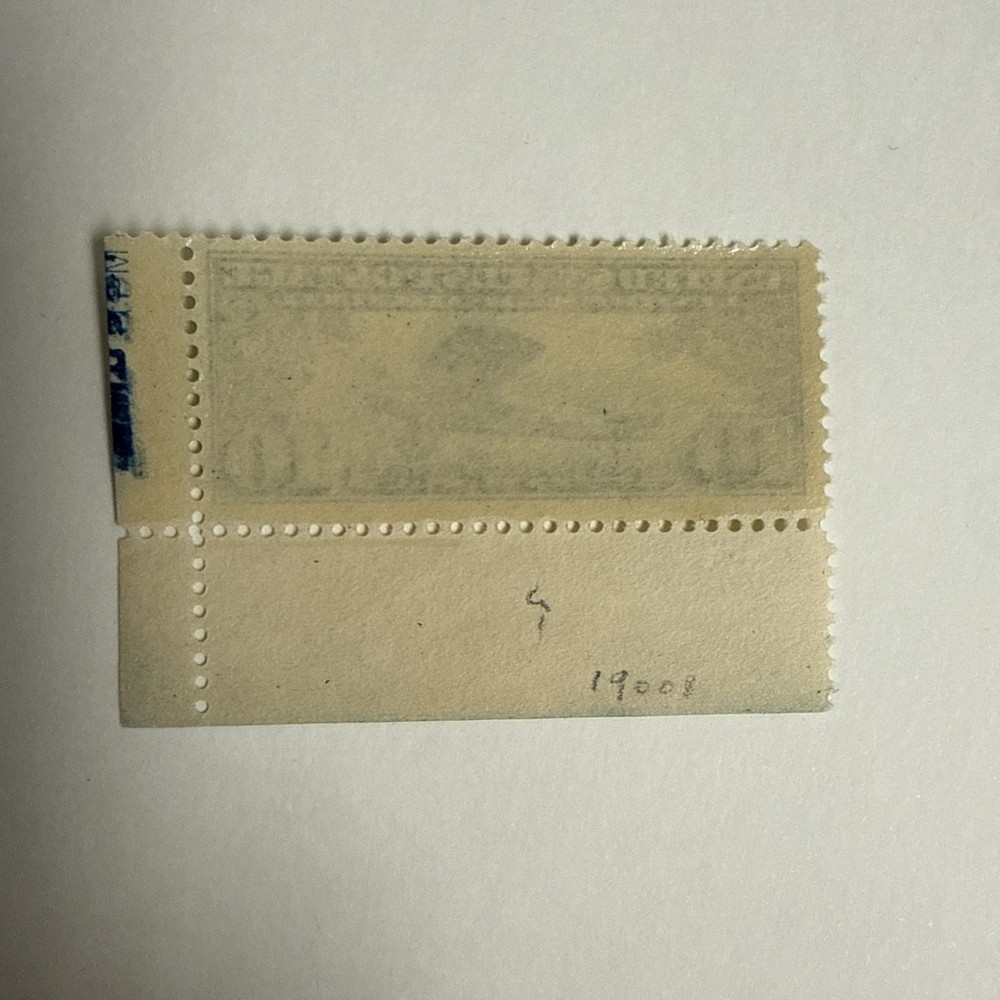 C 10 $.10 Lindbergh With Engraver Initials