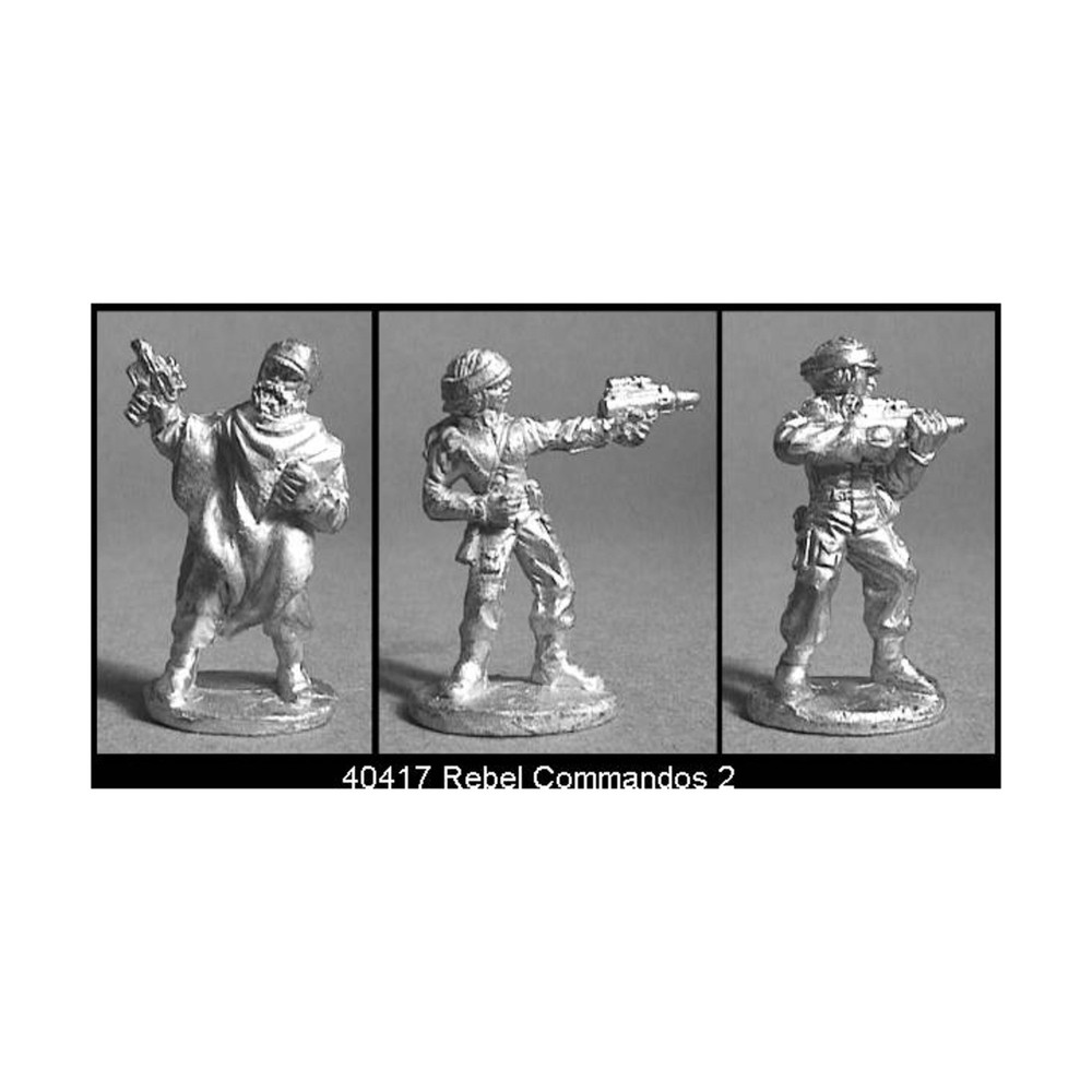West End Star Wars Minis Rebel Commandos #2 Pack New