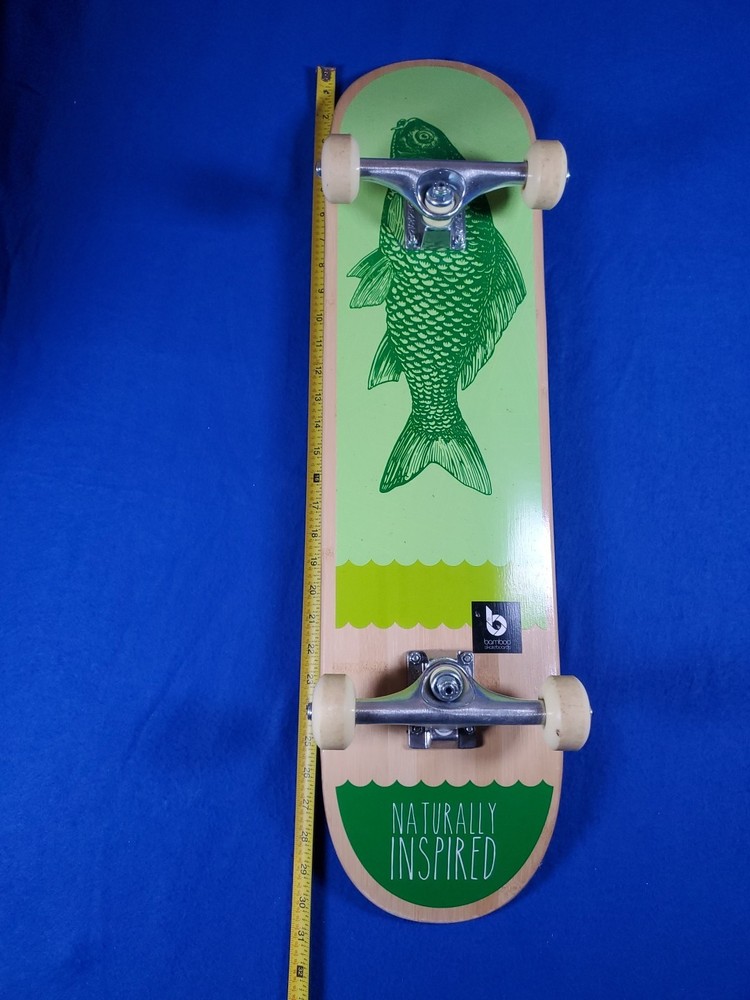 Skateboard Bamboo naturally Inspired Skateboard Read Description