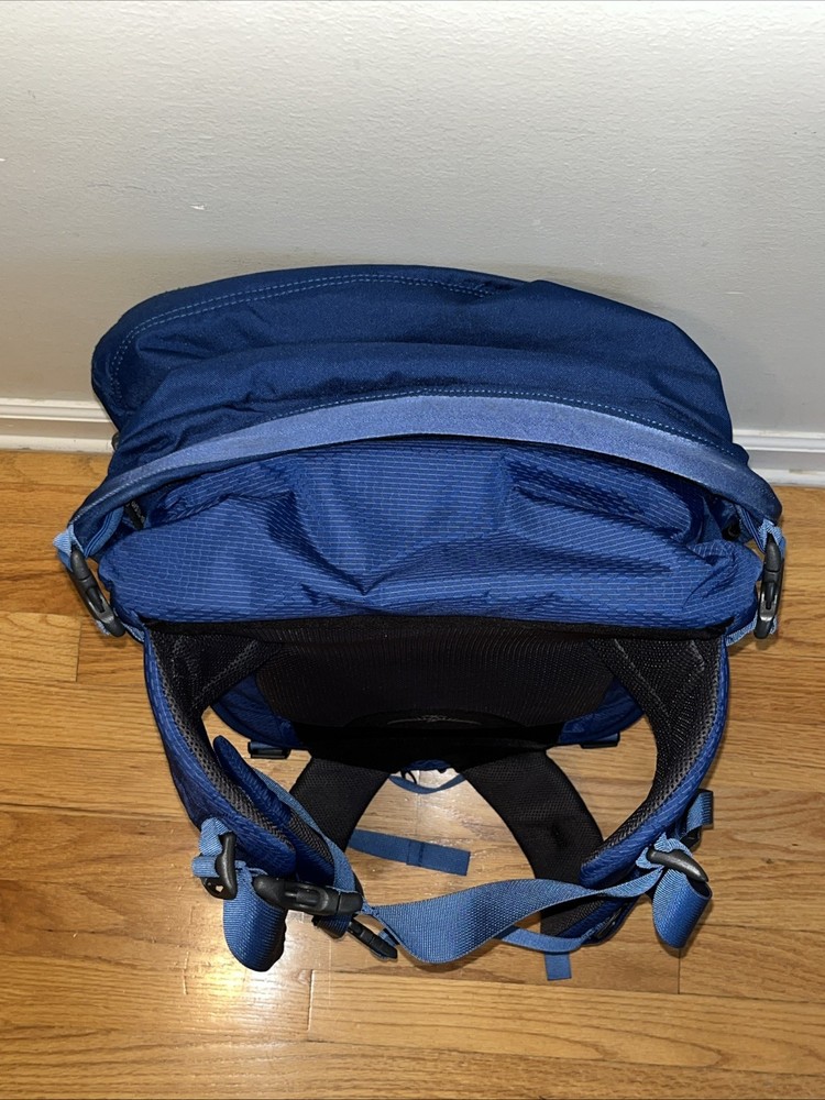 Osprey Ozone Duplex 60 Travel Backpack. Includes detachable day-pack! Blue