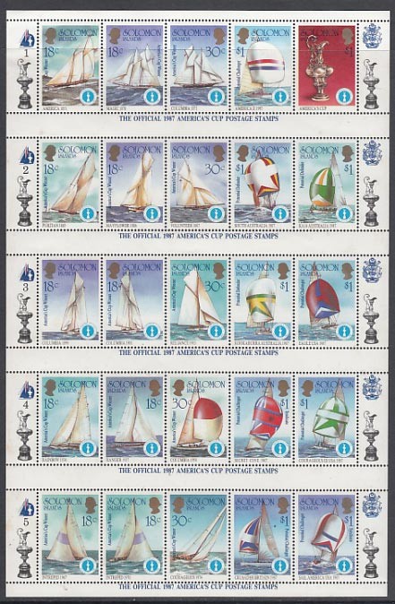 Salomon - YVERT 554/603 MNH Ships