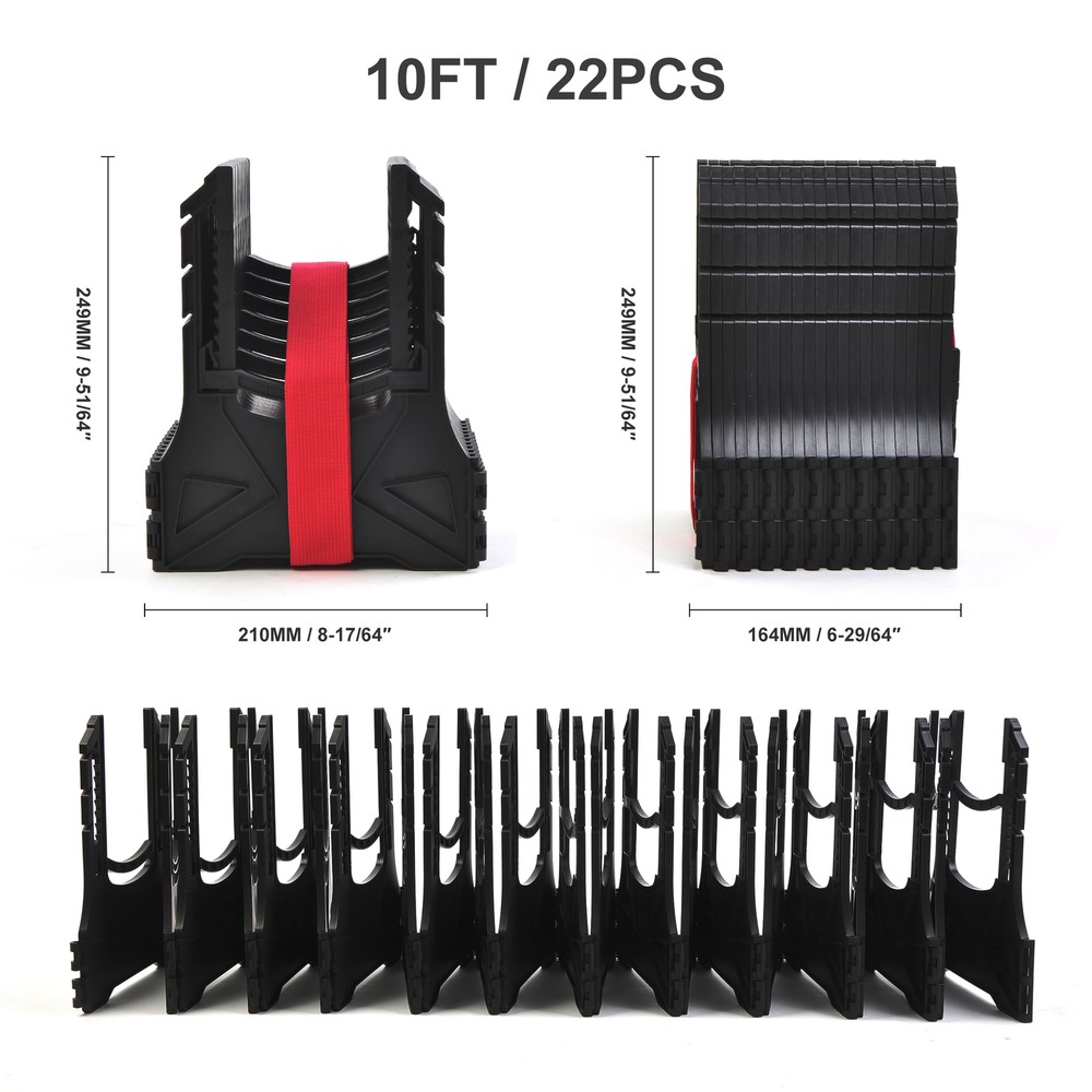 RV Sewer Hose Support -Stand Flexible Telescoping Design RV Storage 10/20/30-Ft