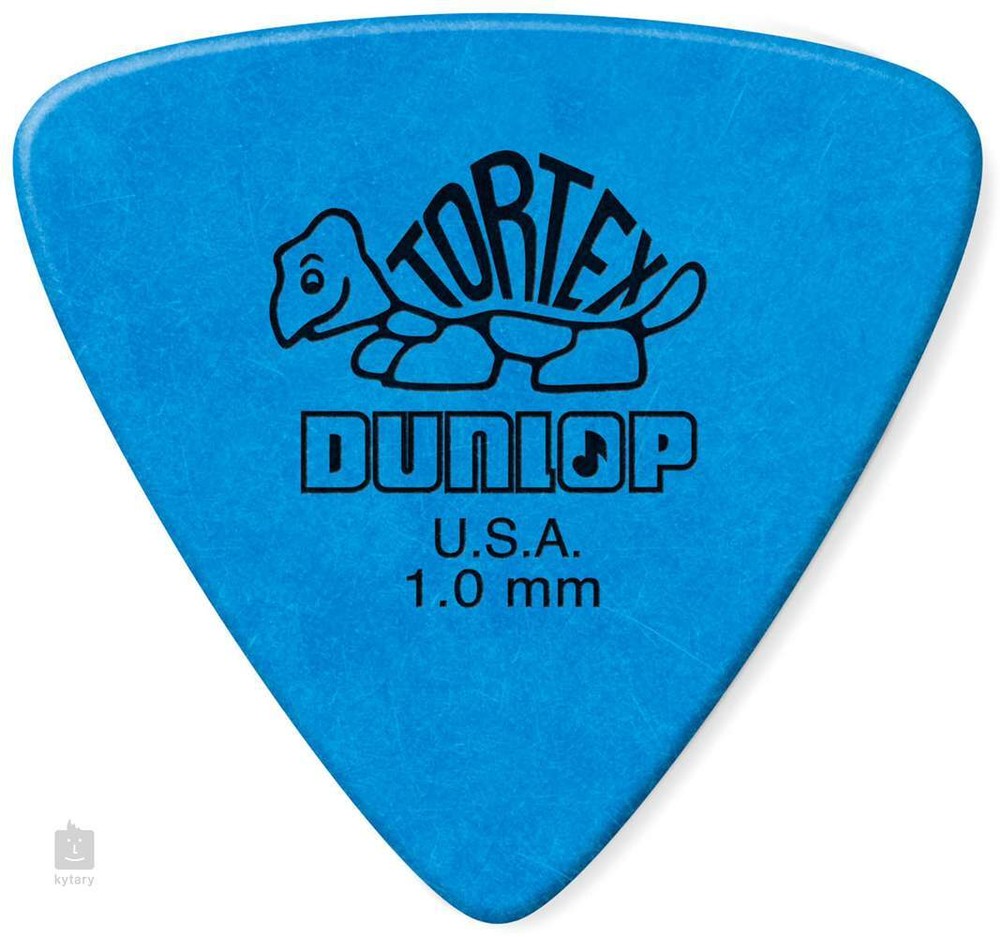 Dunlop Tortex Triangle Guitar Picks, 1.0mm, 6-Pack