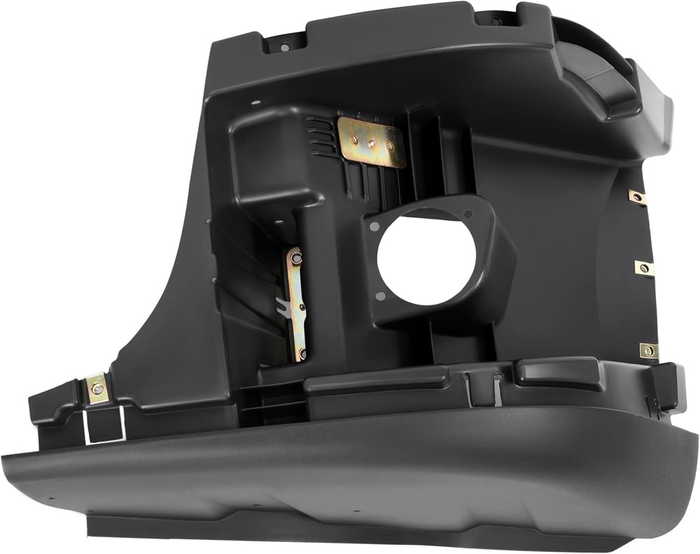 Front Bumper Reinforcement Plastic Black Compatible with Freightliner Cascadia