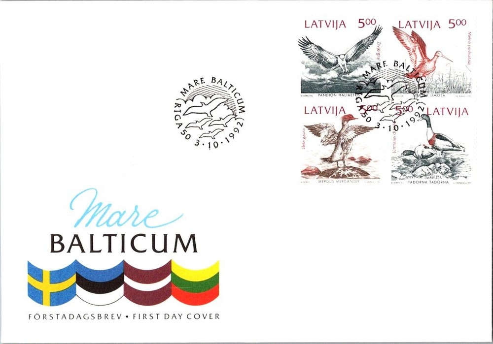 Latvia Scott 335a Unaddressed.