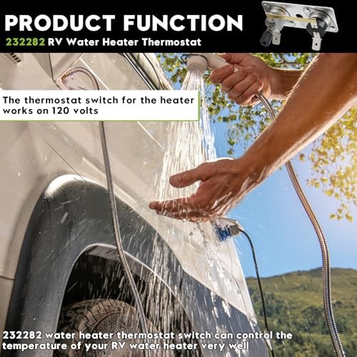 232282 RV Water Heater Thermostat for Suburban, Motorhome RV Accessories, 120