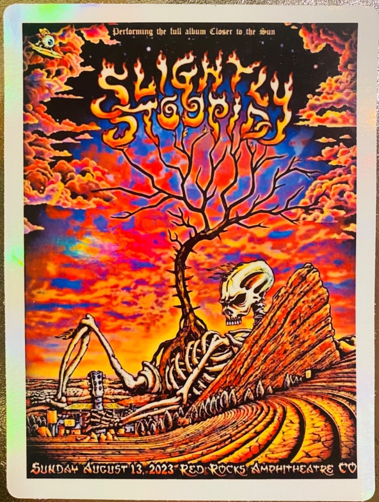 SLIGHTLY STOOPID RED ROCKS CO STICKER