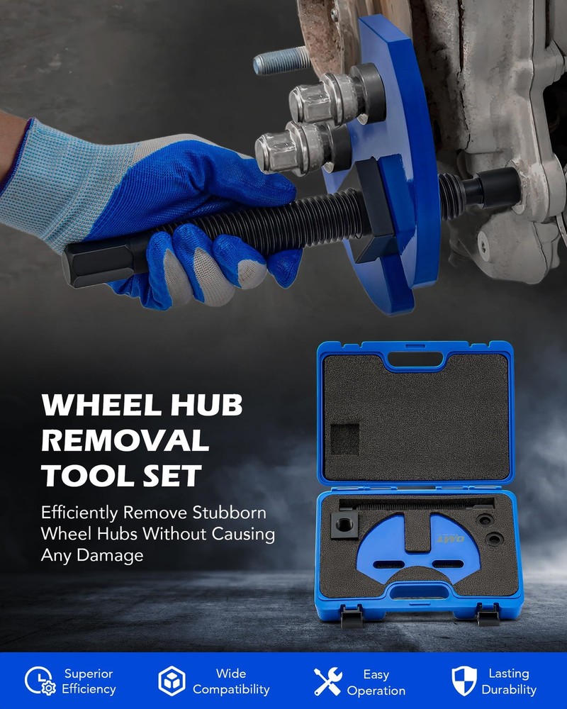 Orion Motor Tech Wheel Hub Removal Tool Kit, Tool, Blue