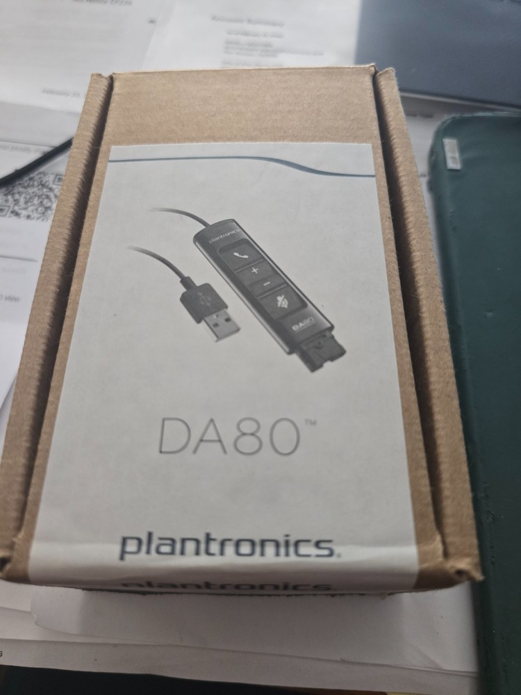 Plantronics DA80 USB Audio Processor Telephone Headset New