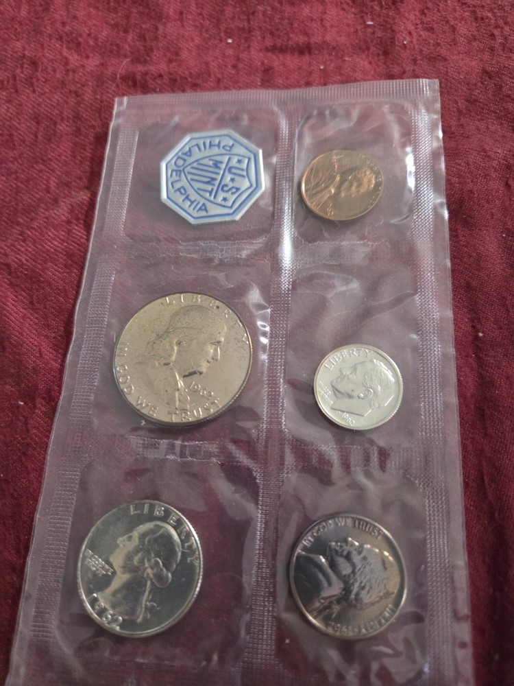 1962 US MINT SILVER PROOF SET ORIGINAL PACKAGING COA B/U MINT LUSTER