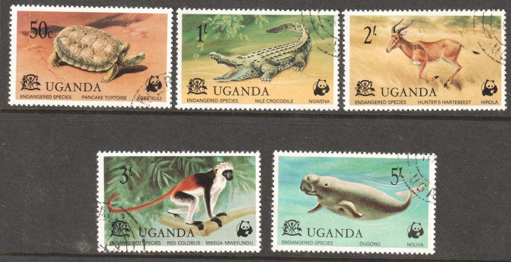 UGANDA 1977 ENDANGERED SPECIES