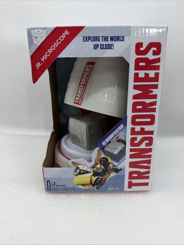 Transformers Jr. Lighted Microscope 8X Magnification New Sealed!