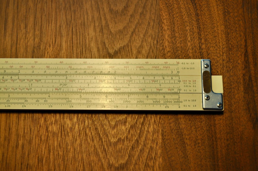 K&E 4080-3 LogLog Duplex Trig Slide Rule + Case