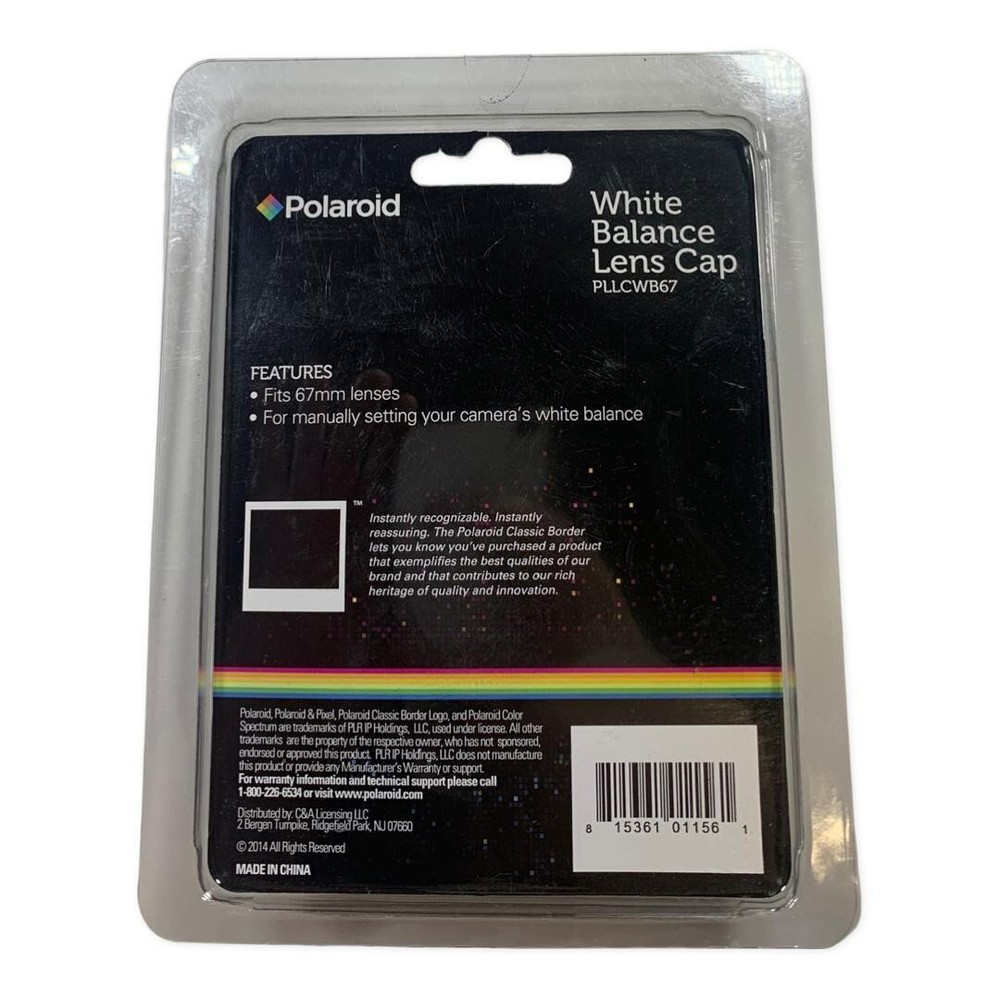 Polaroid 67mm White Balance Lens Cap