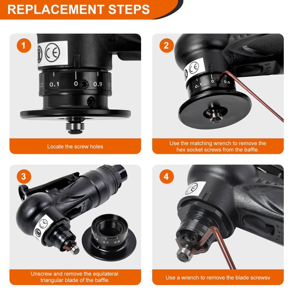 1/4"Pneumatic Chamfering Machine Handheld Grind Tool Deburring Trimming Beveling