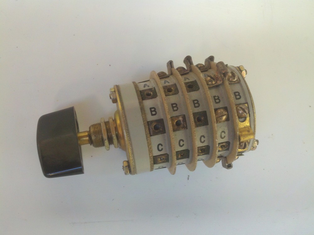 Vintage 9 Pole Rotary Switch