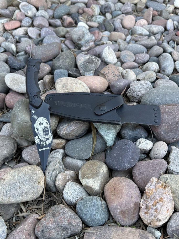 Custom Laser Engraved Terrifier Blade And Sheath