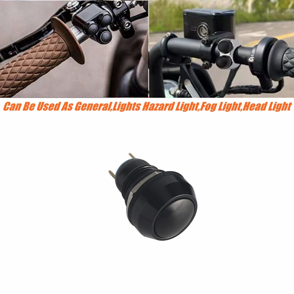 Black Handlebar Controller Switch Button For Harley Bobber Chopper Cafe Racer