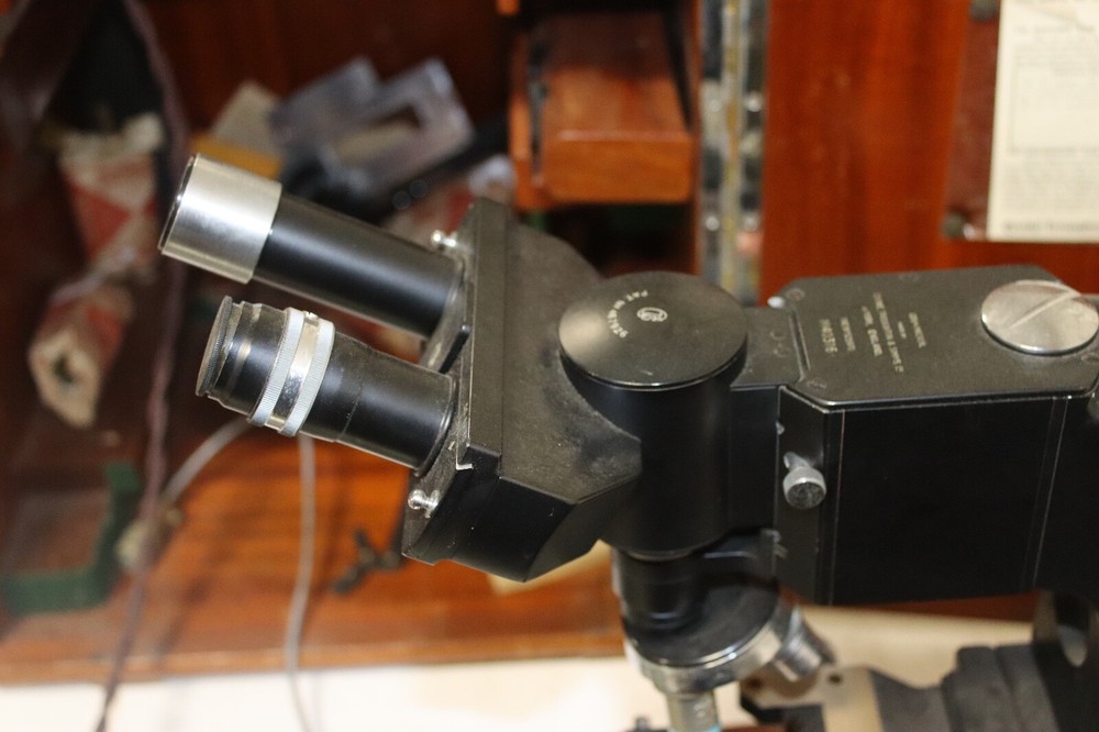 Vintage Cooke Microscope Wooden box Case M40316