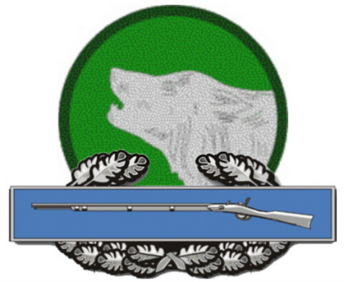 Address Labels - 104th Airborne  w/CIB