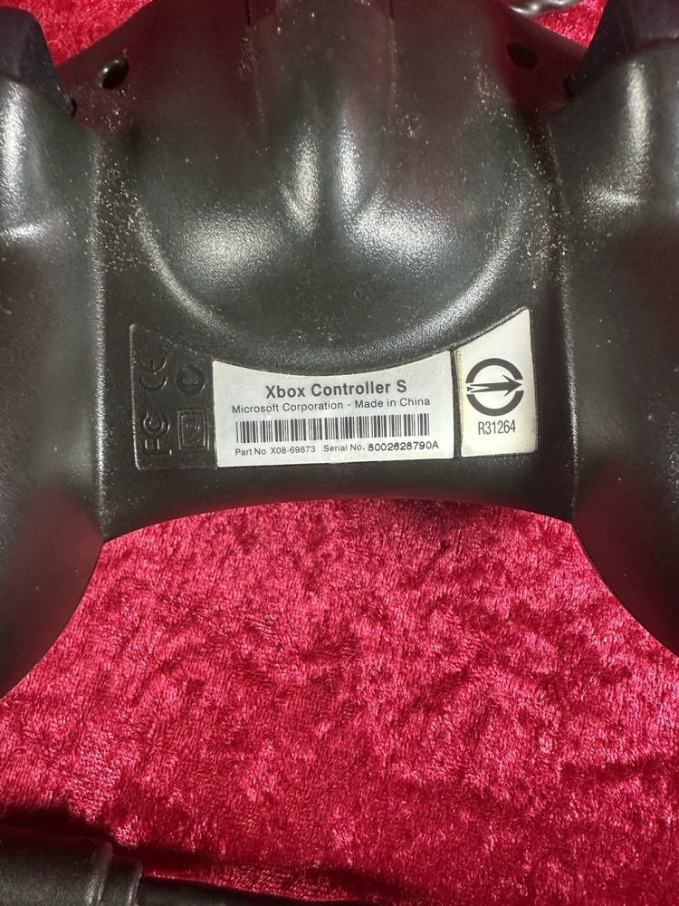 Original OEM Xbox Controller S Type Black 🔥TESTED🔥 Og X Box MICROSOFT