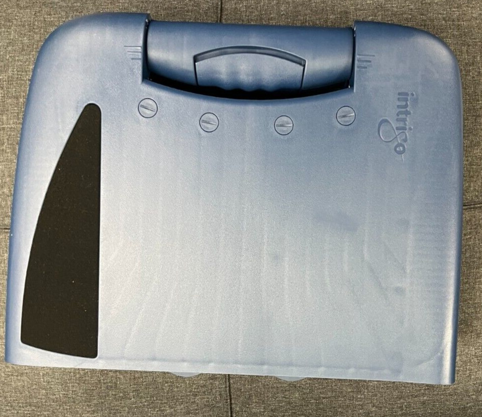 Intrigo B1 Lapstation Computer Lap Desk Organizer Work-Space Apple Blue Unused