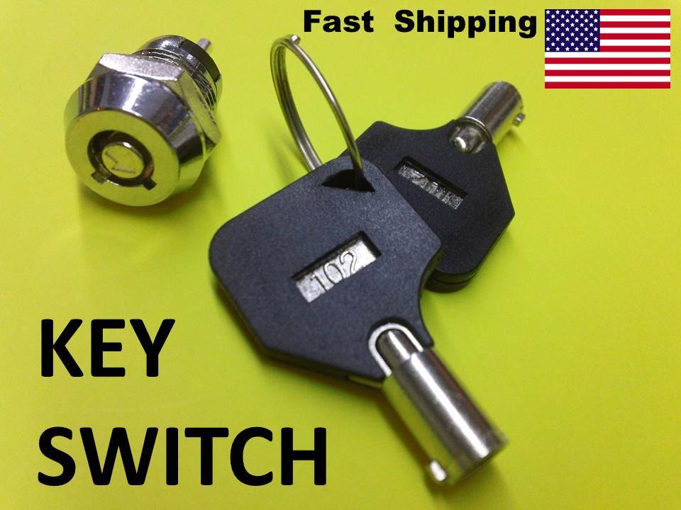 KEY Switch ---- On & Off ---- AC - DC volts ---- small hidden switch barrel keys