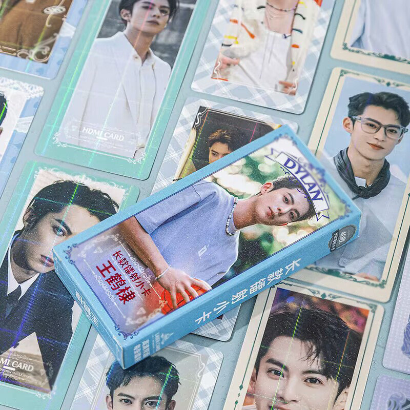 Dylan Wang Hedi 王鹤棣 40pcs Photo Cards Bookmarks