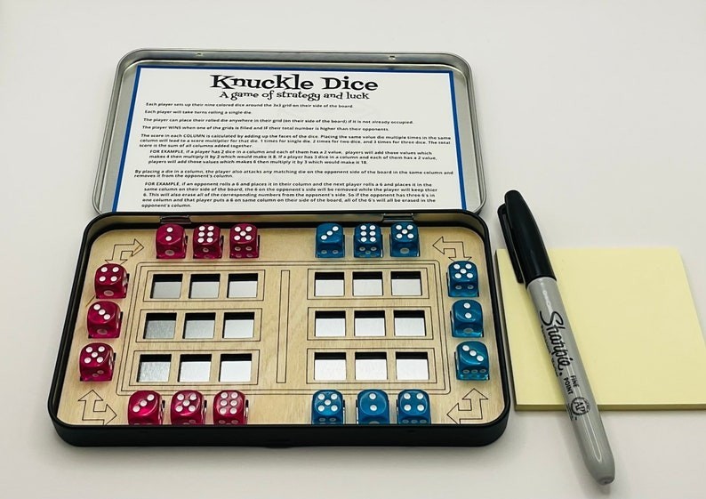 Knuckle Dice - Travel Game
