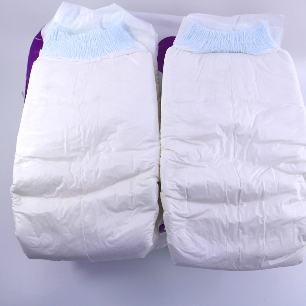TWO Vintage Huggies Large plastic backed diapers 1987