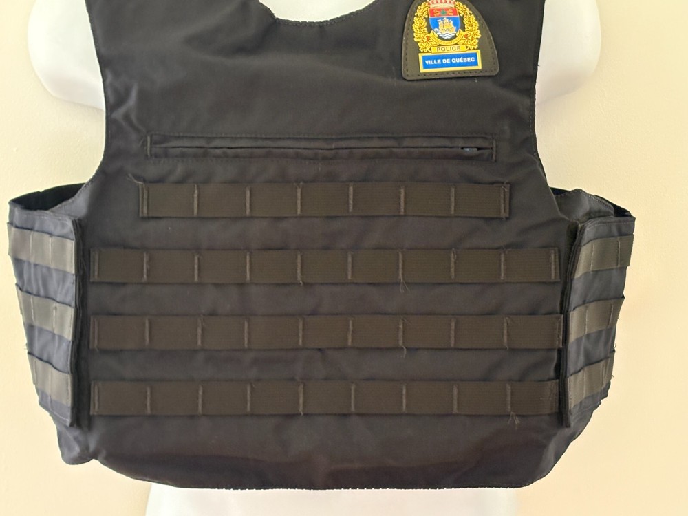 SECOND CHANCE Male Standard Tactical Armor Carrier Side Open Medium Navy Molle