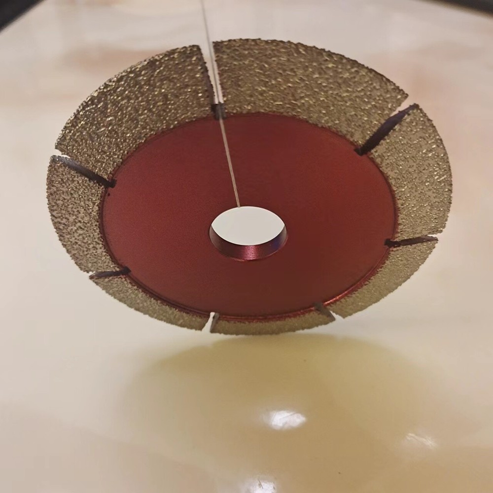 4-1/2" Diamond Crack Chaser Blade 0.375" Segment V-Shape stone concrete marble