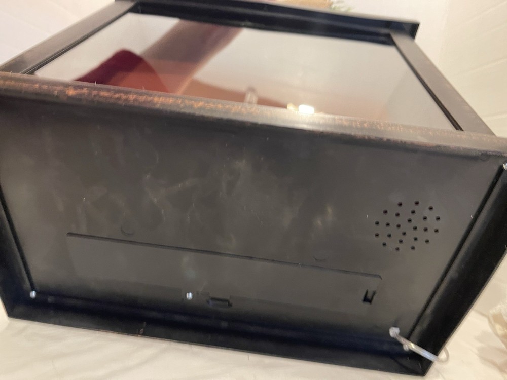 Log fire Lantern with 5 hr timer