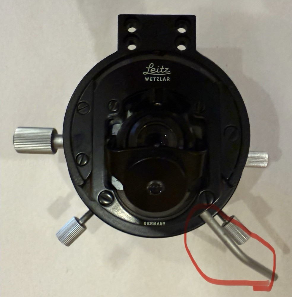 Leitz Wetzlar Microscope Flip Top Condenser READ Ships FAST!