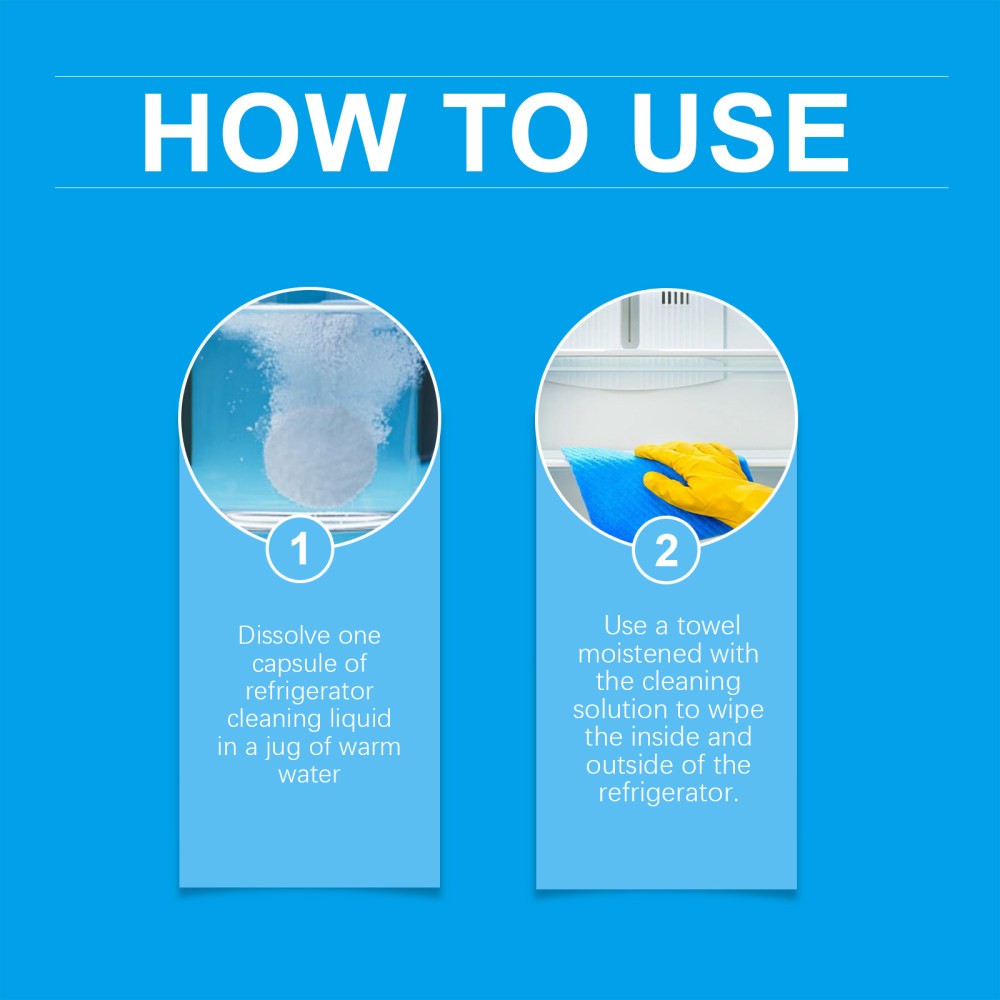 refrirator cleaning effervescent tablets kitchen refrirator