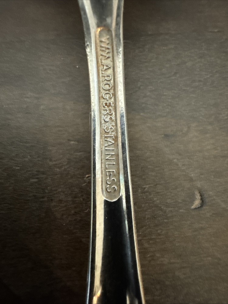 Wm Rogers Deluxe 5 Pc Place Setting Stainless Silverware Oneida Montclair